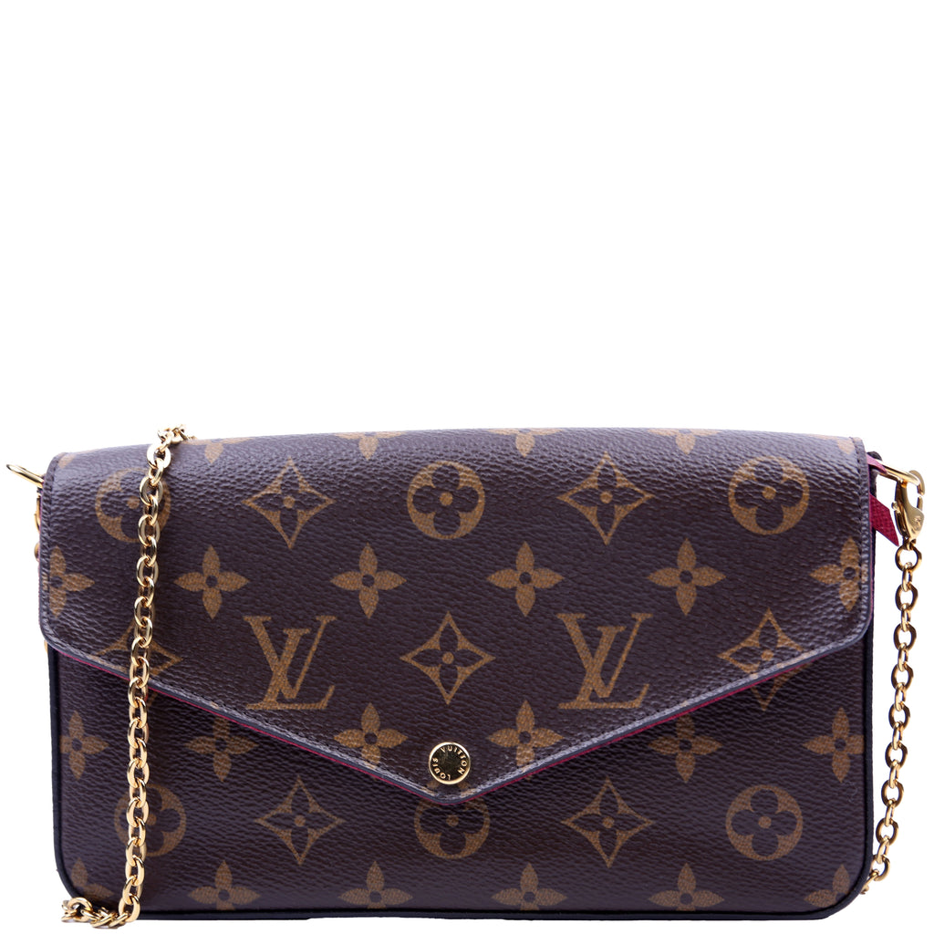 Pochette Felicie Monogram Berry