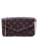 Pochette Felicie Monogram Berry