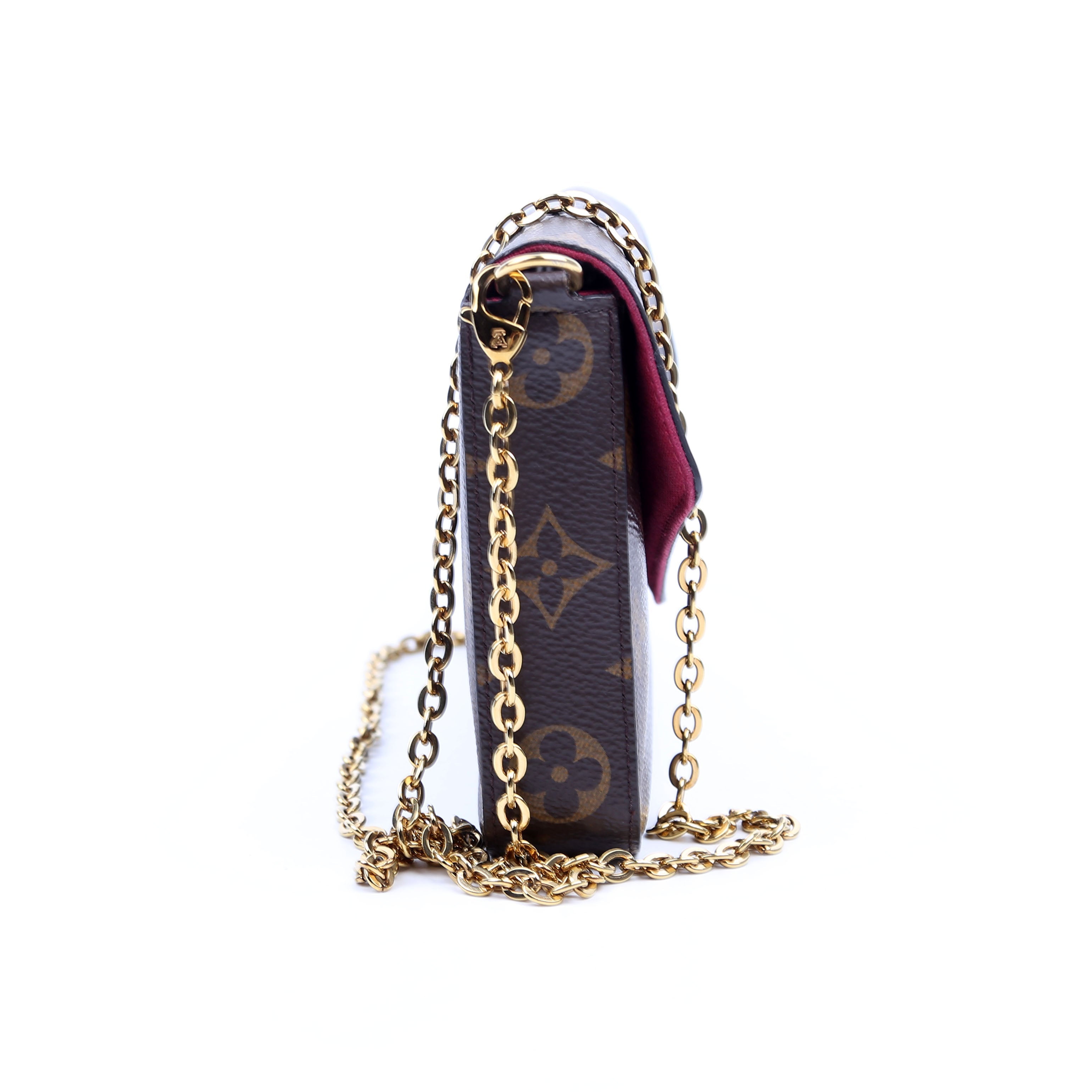 Pochette Felicie Monogram Berry