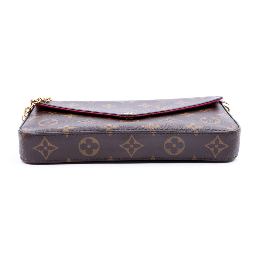 Pochette Felicie Monogram Berry
