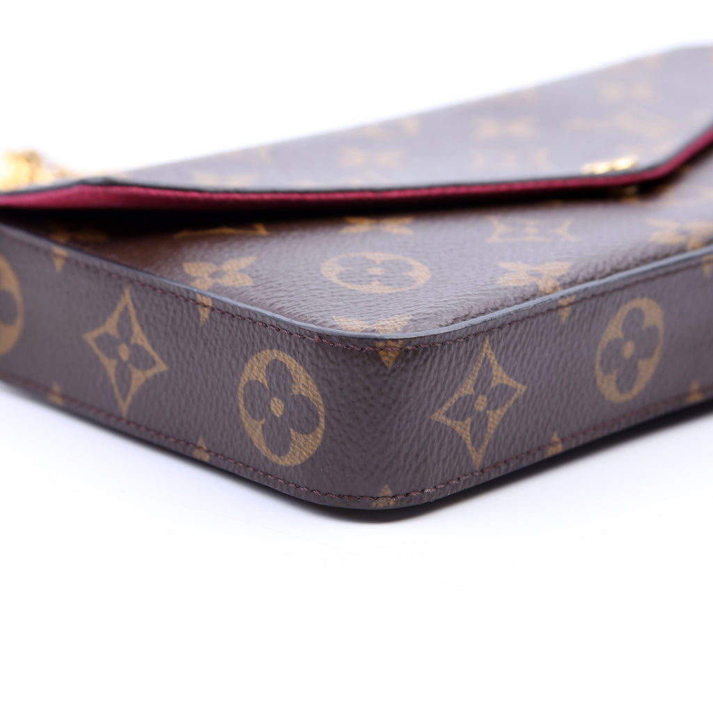 Pochette Felicie Monogram Berry