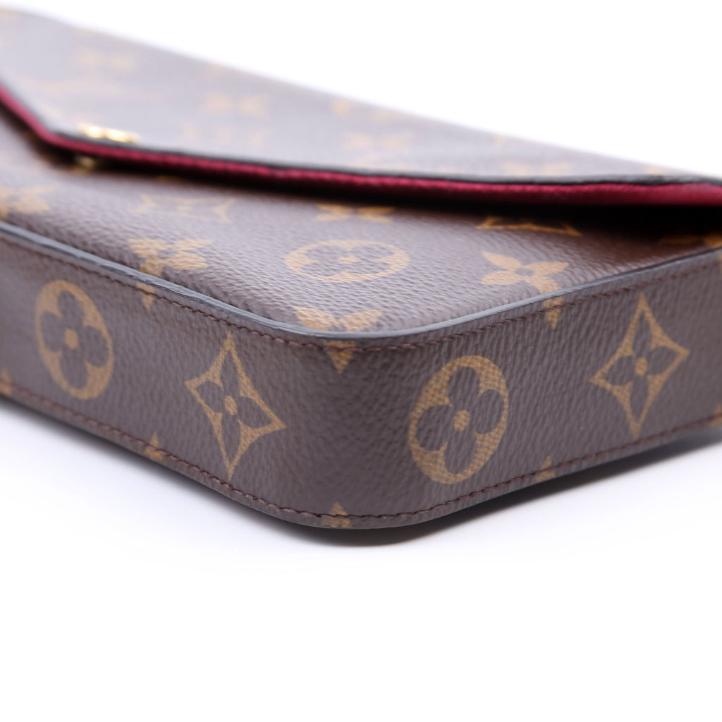 Pochette Felicie Monogram Berry