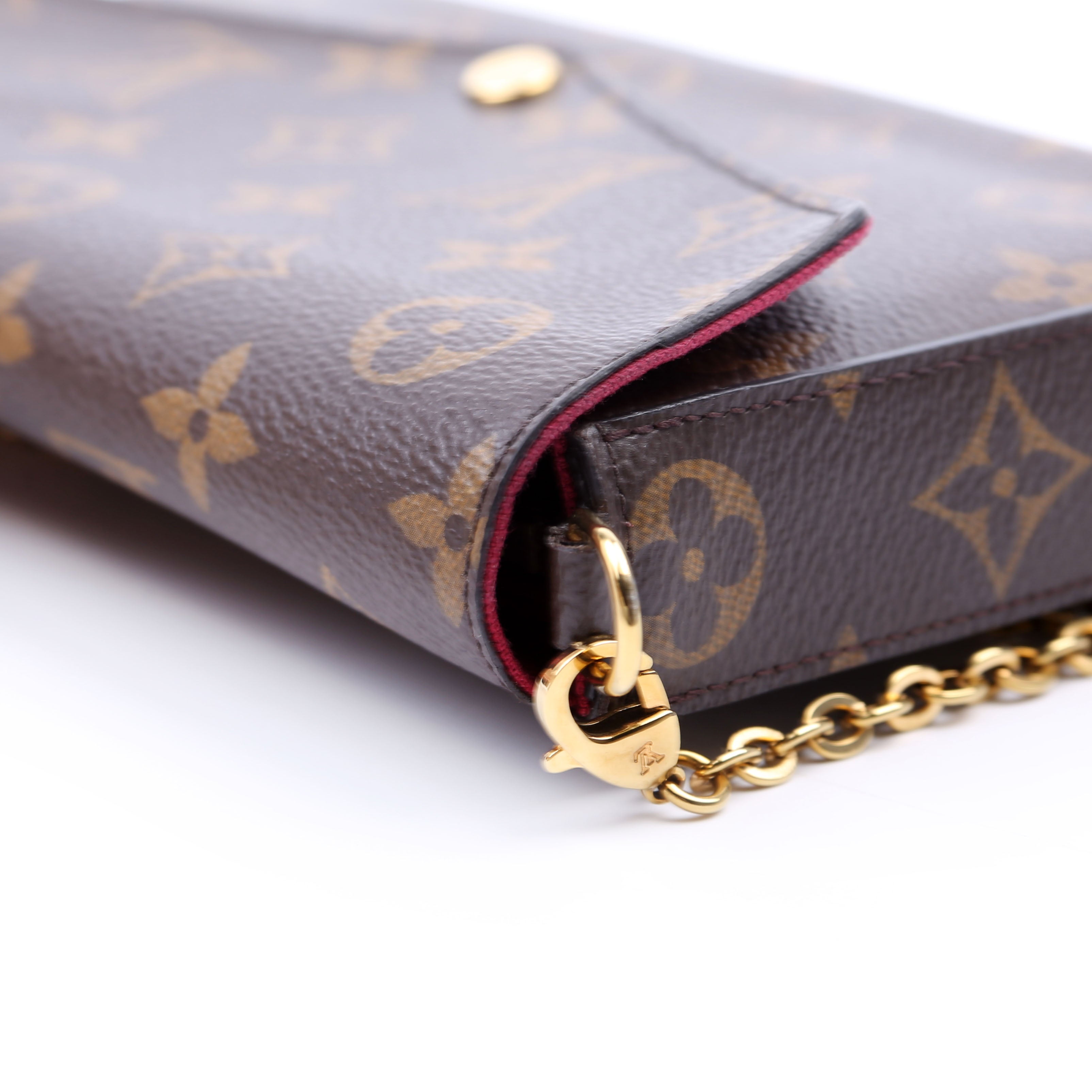 Pochette Felicie Monogram Berry
