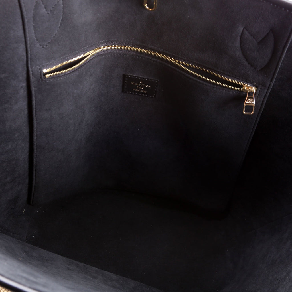 Saint Jacques Raffia Tote Tan/Black