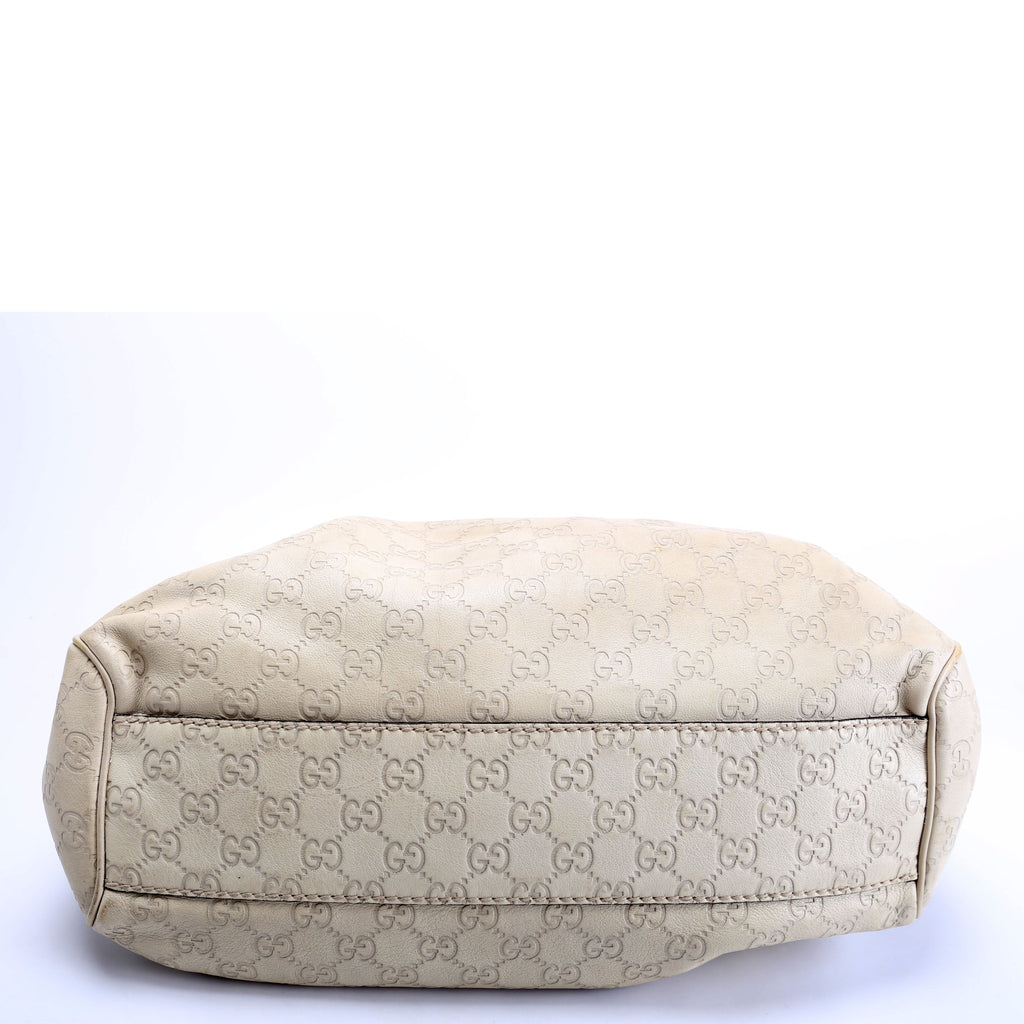 211944 Sukey GG Leather Medium Nude