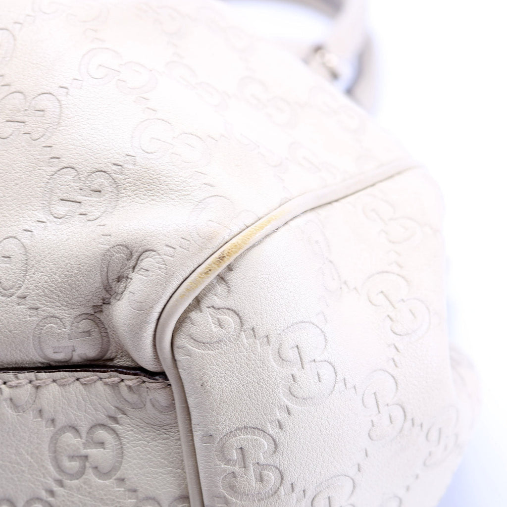 211944 Sukey GG Leather Medium Nude