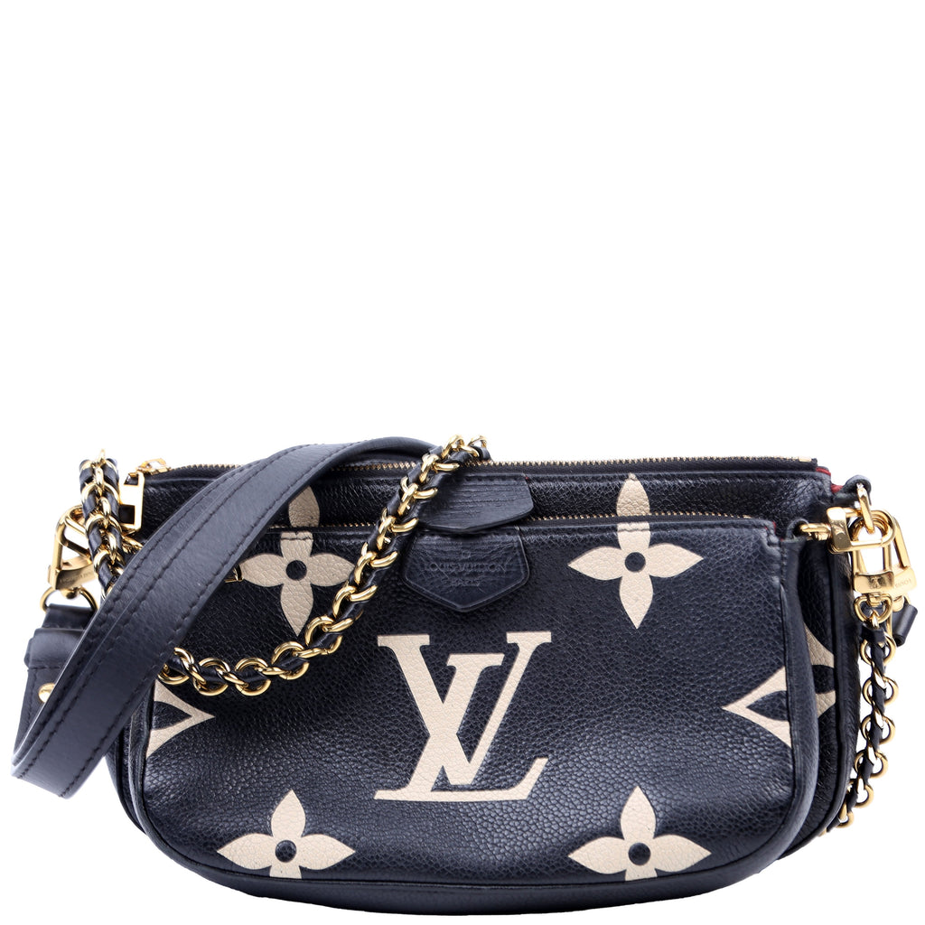 Multi Pochette Bicolor Empreinte Black/Beige