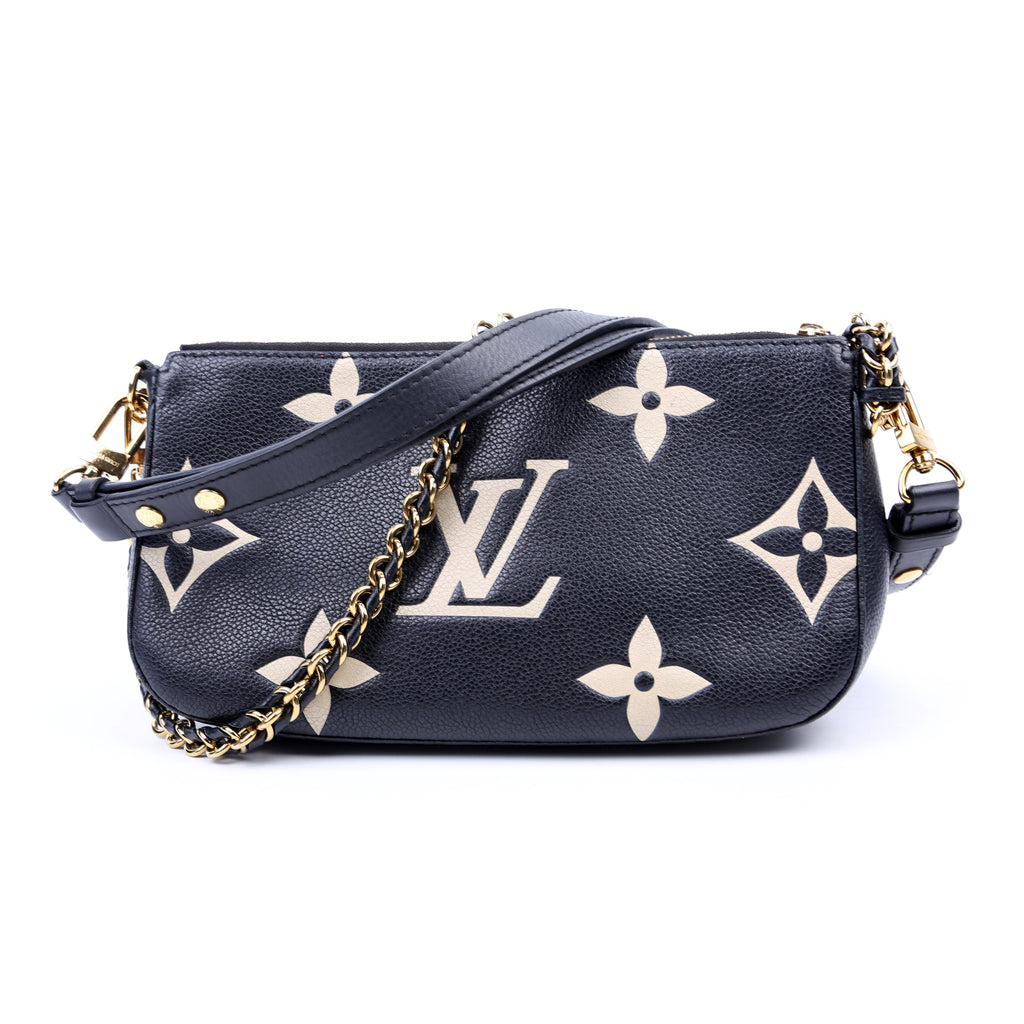 Multi Pochette Bicolor Empreinte Black/Beige