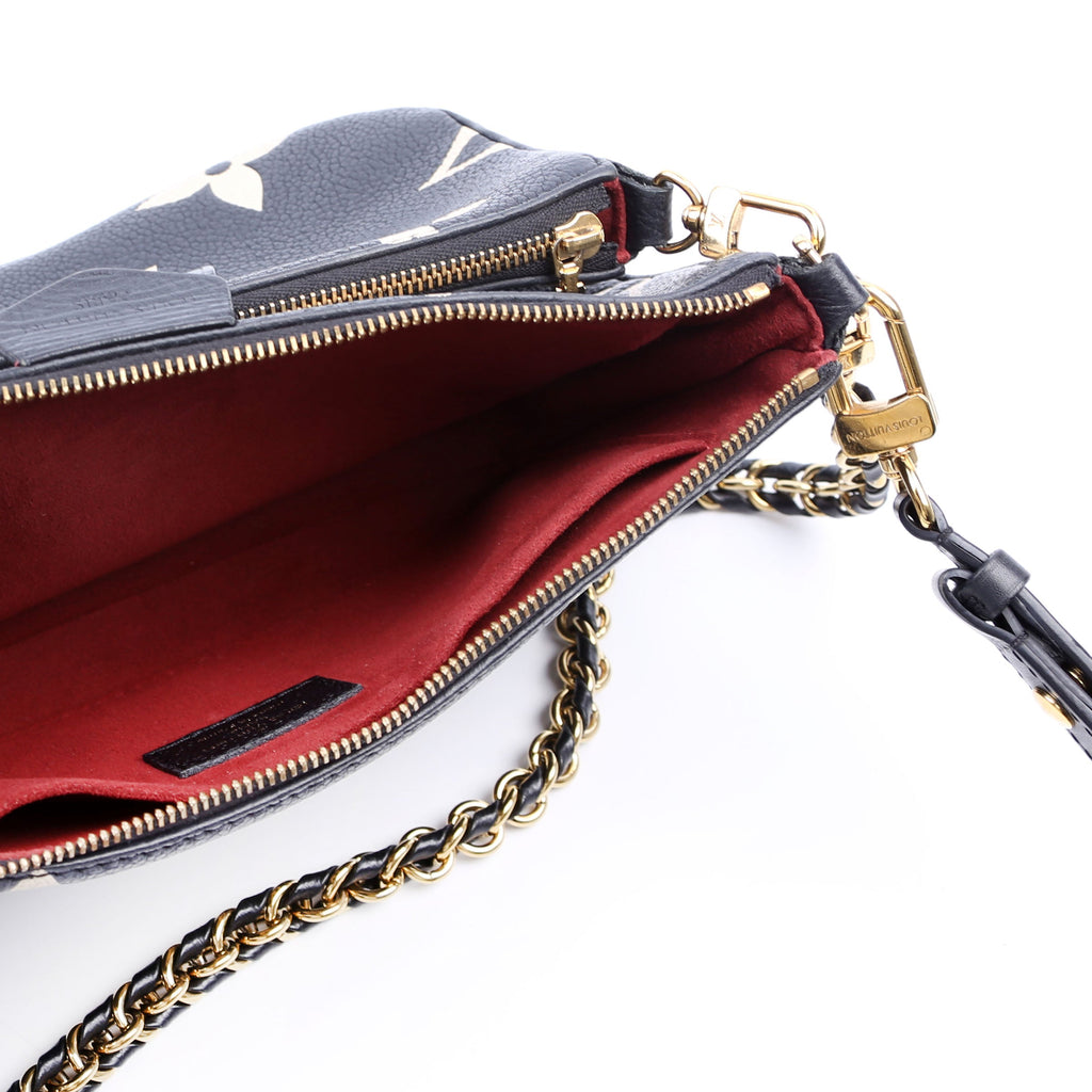Multi Pochette Bicolor Empreinte Black/Beige