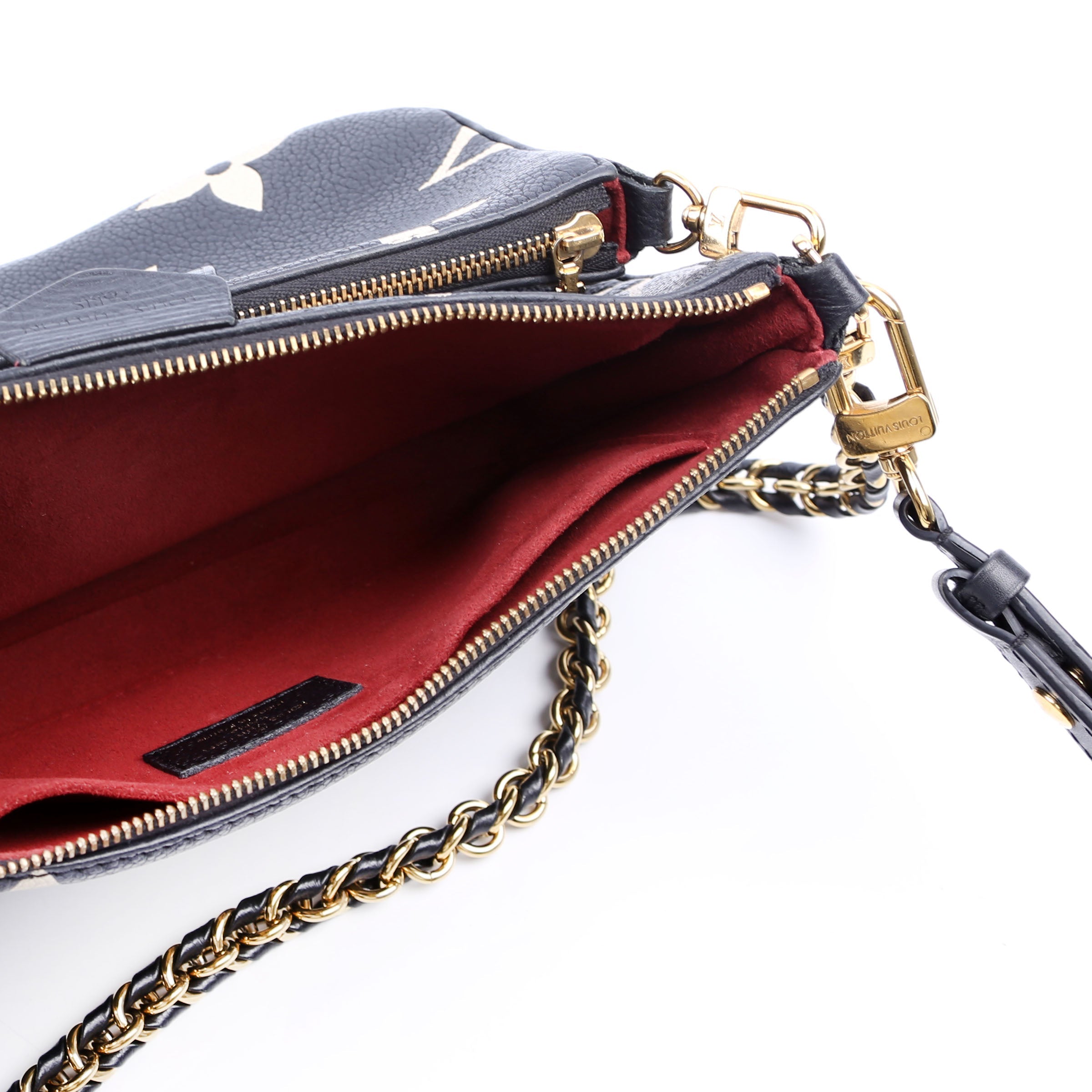 Multi Pochette Bicolor Empreinte Black/Beige