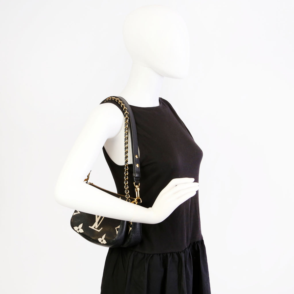 Multi Pochette Bicolor Empreinte Black/Beige