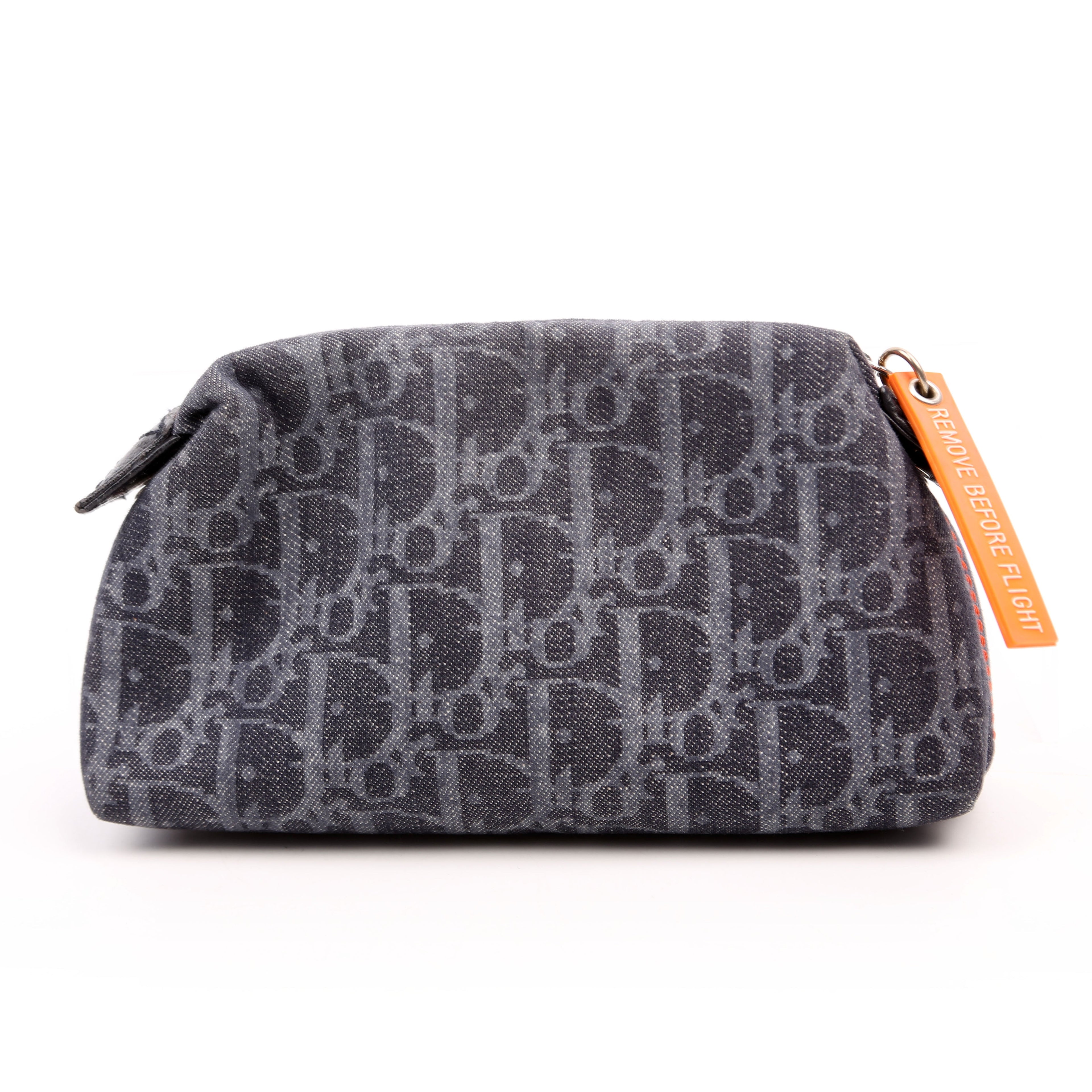 Flight Trotter Cosmetic Pouch Denim Monogram Blue