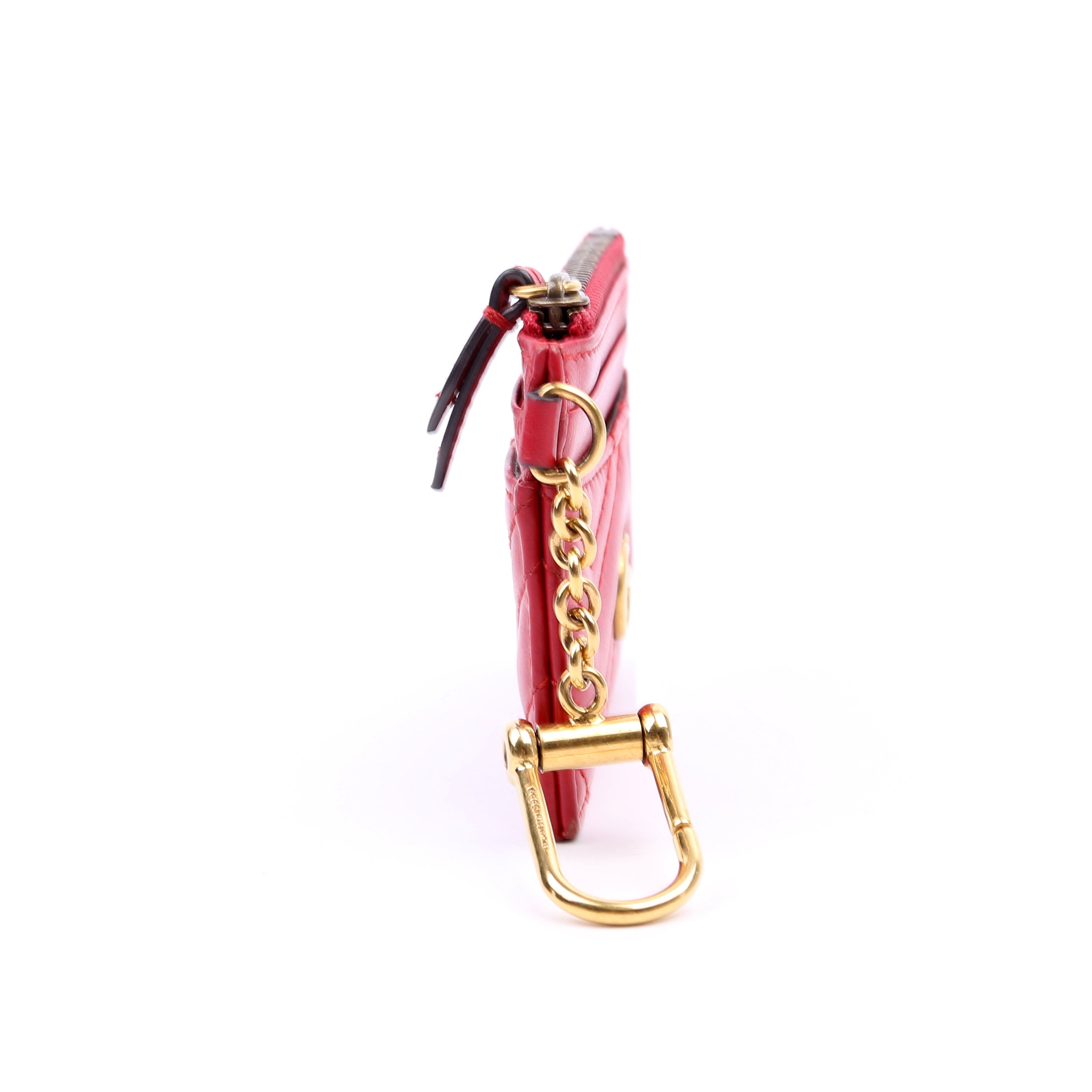 627064 Marmont Keychain Wallet Red