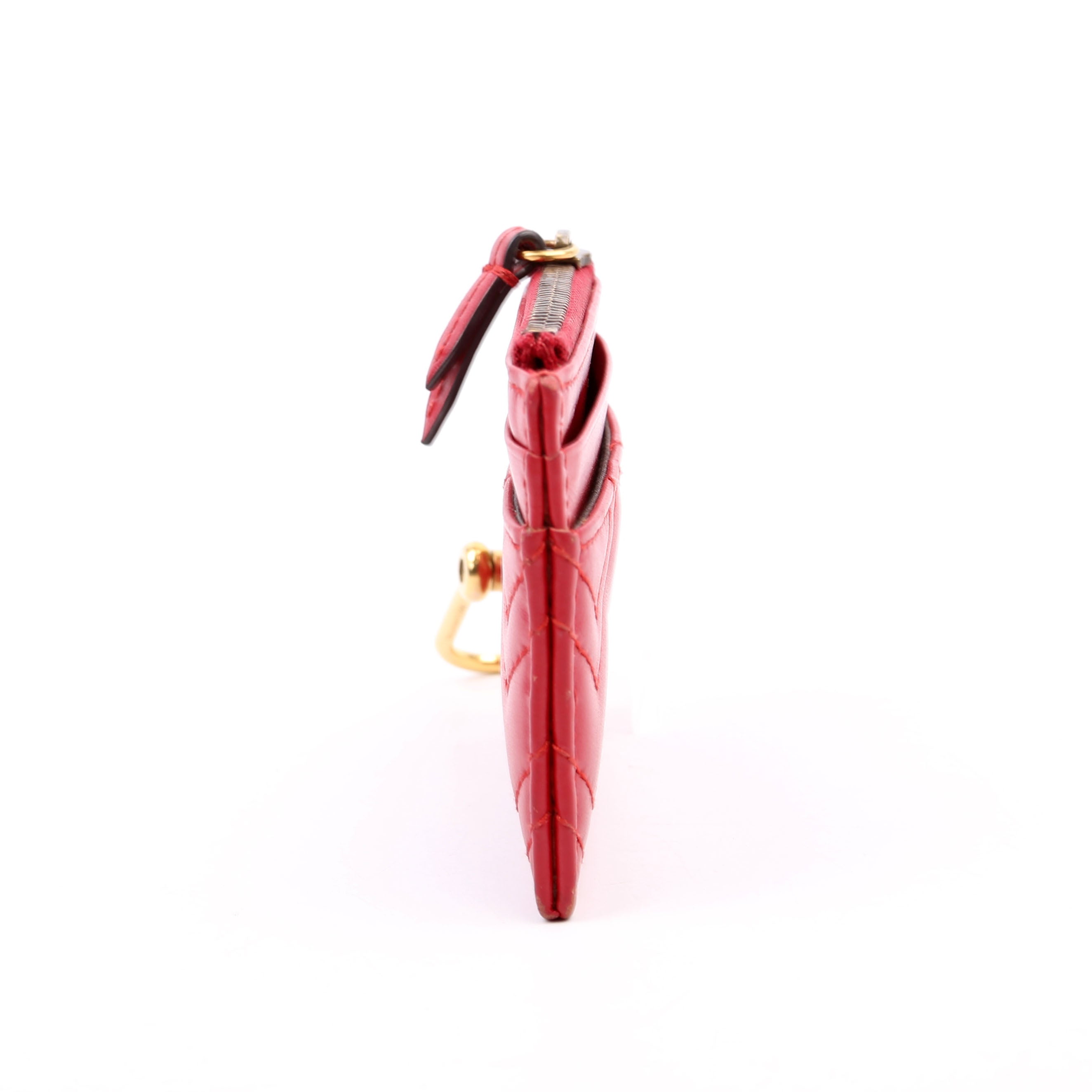 627064 Marmont Keychain Wallet Red