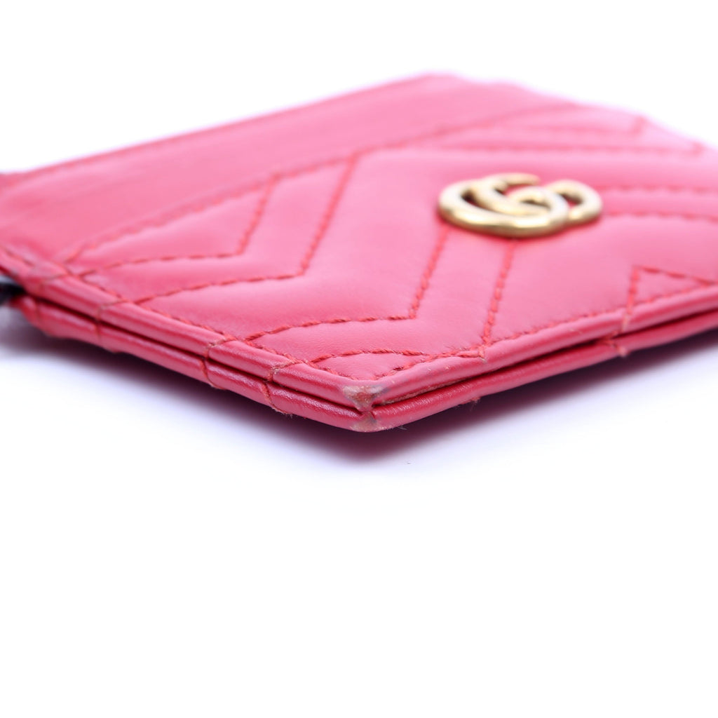 627064 Marmont Keychain Wallet Red