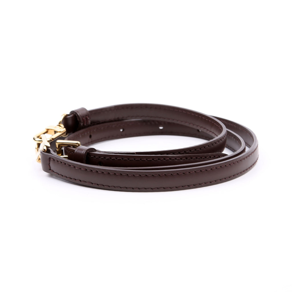 Leather Shoulder Strap Brown