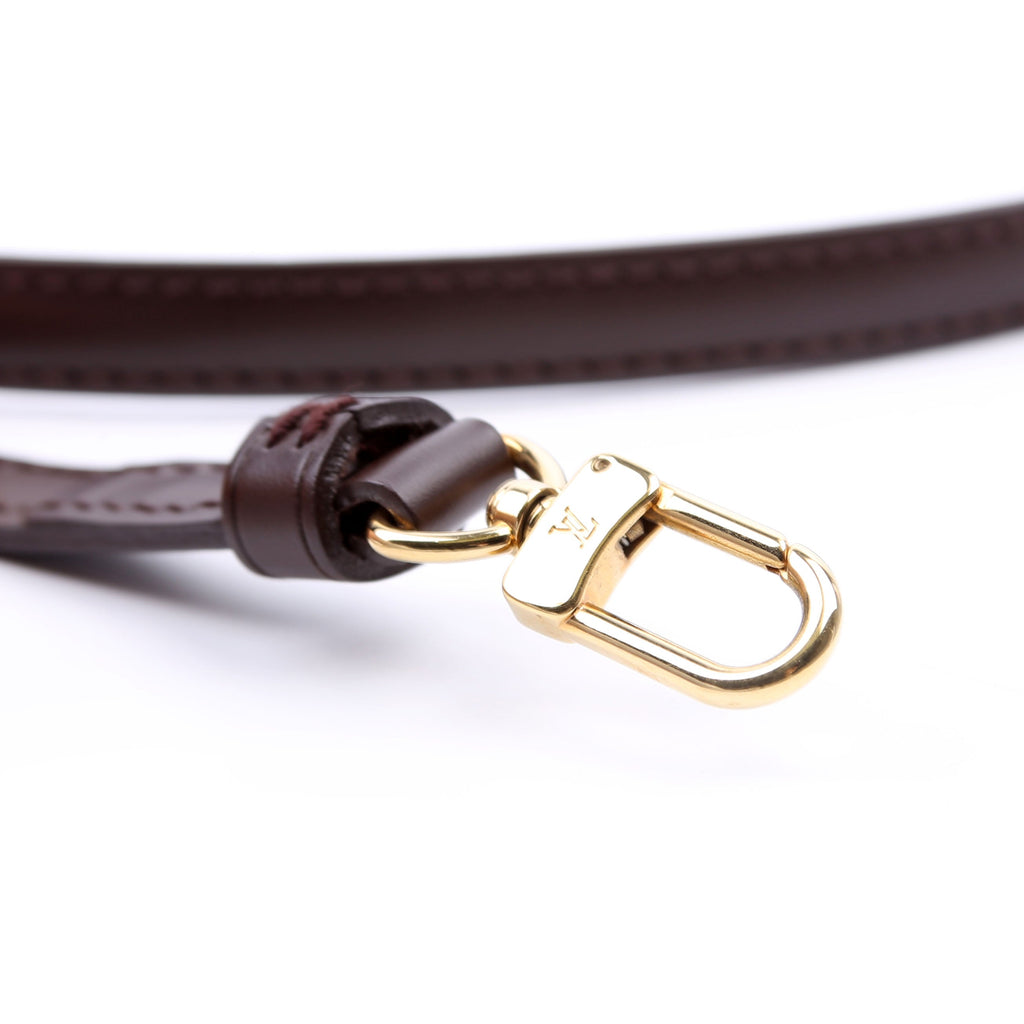 Leather Shoulder Strap Brown