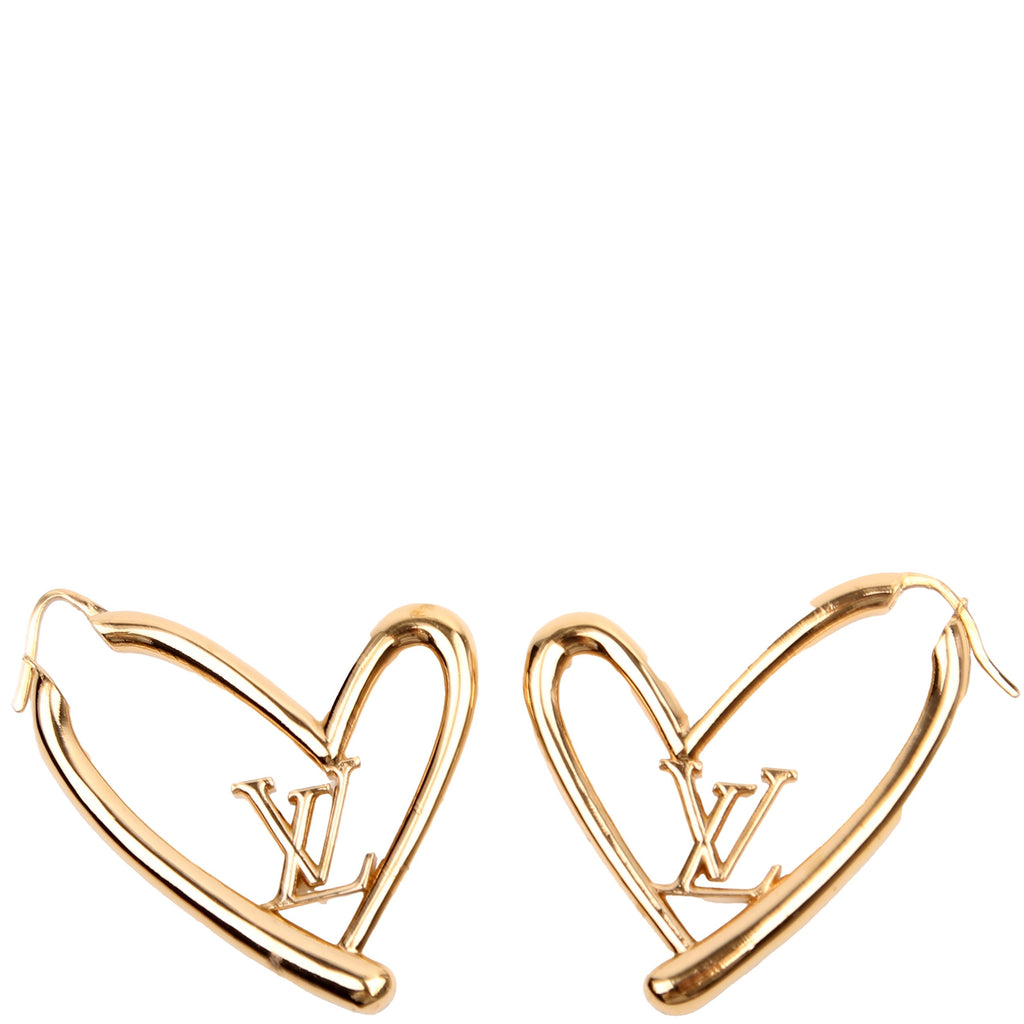 Fall In Love GM Earrings Gold
