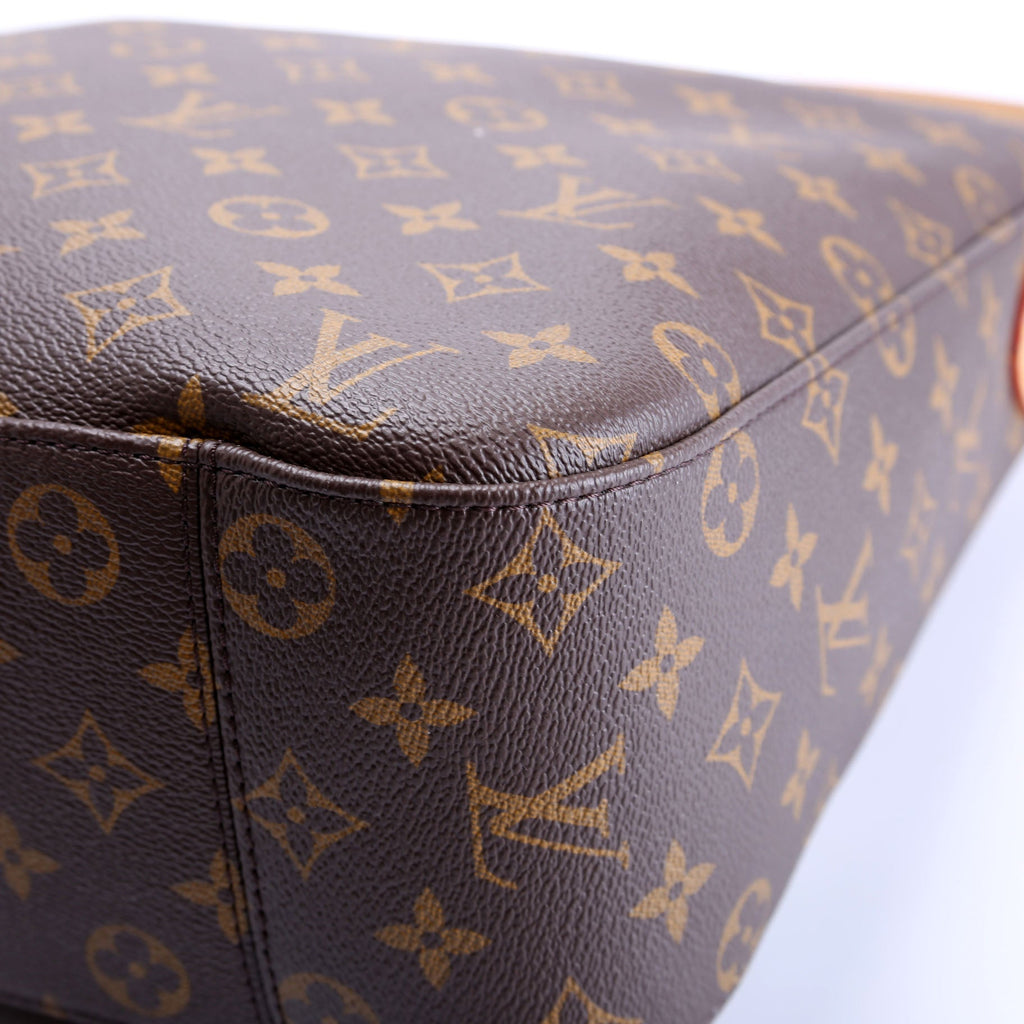 Slouchy MM Monogram Brown/Red