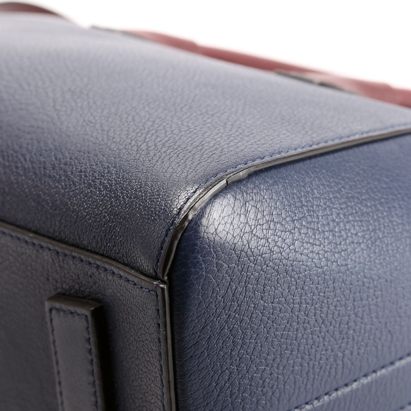 Antigona Satchel Small Navy/Burgendy/Black