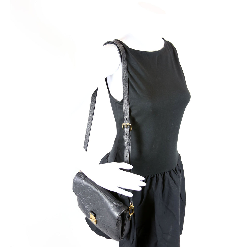 Pochette Metis Empreinte Black