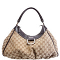 189833 GG Canvas D Ring Hobo