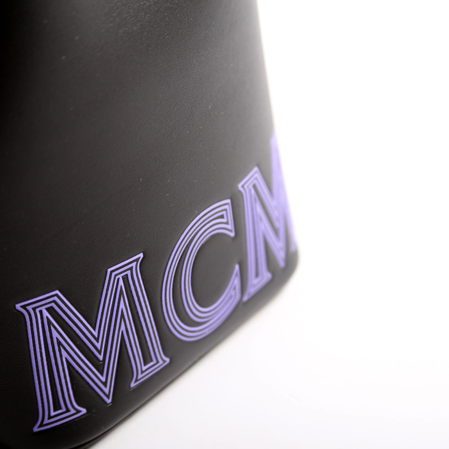 Mini Logo Drawstring Bucket Bag Black/Purple