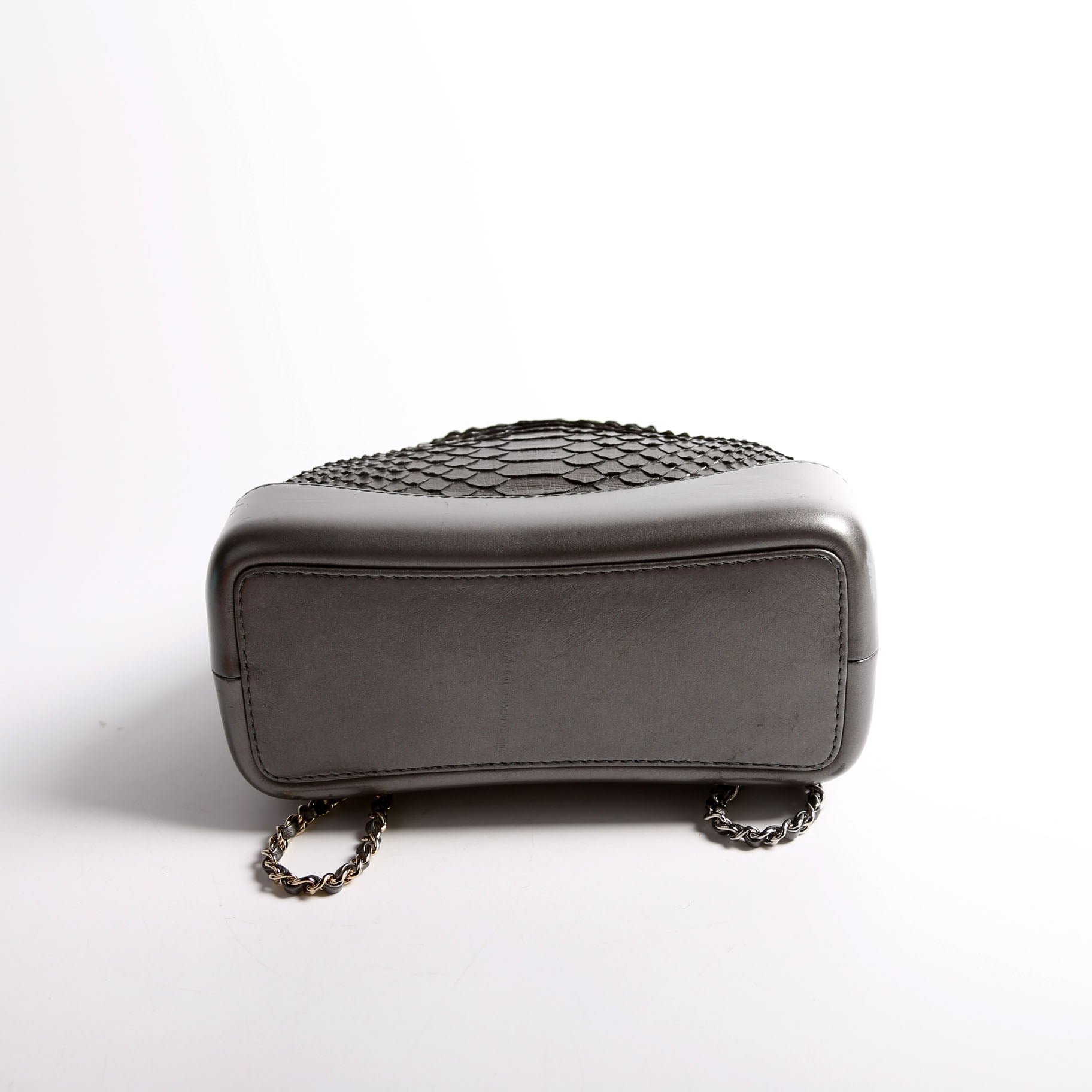 Gabrielle Backpack Small Snakeskin 26M Grey
