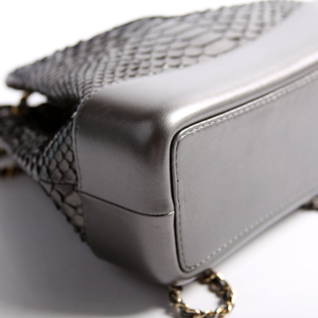 Gabrielle Backpack Small Snakeskin 26M Grey