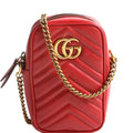598597 GG Marmont Mini Bag Red