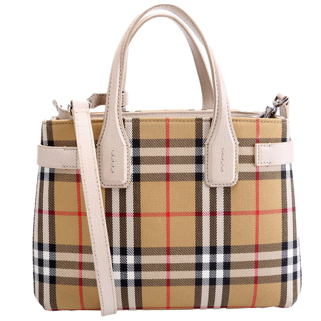 Vintage Check Small Banner Tote 4076949