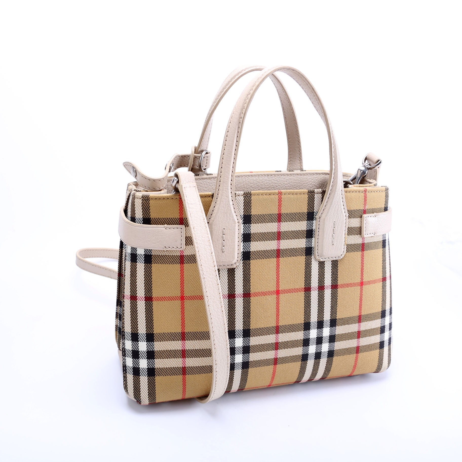 Vintage Check Small Banner Tote 4076949