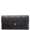 Emilie Wallet Empreinte Black