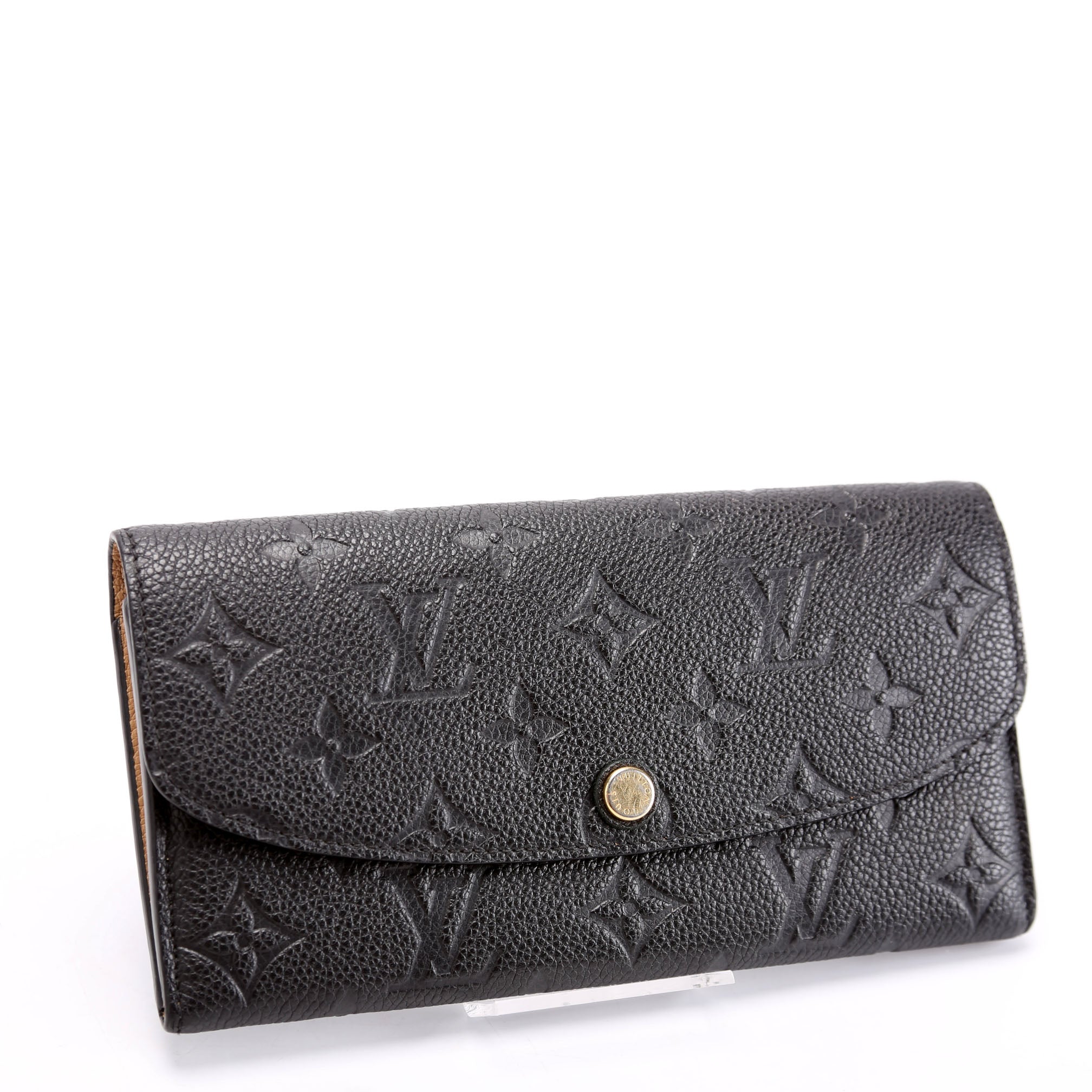 Emilie Wallet Empreinte Black