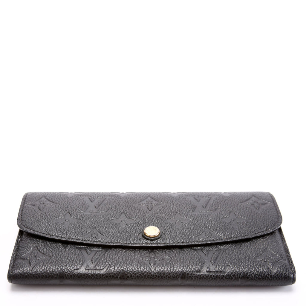 Emilie Wallet Empreinte Black