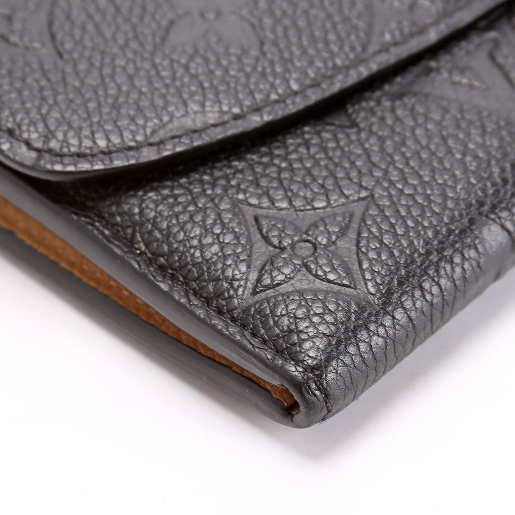 Emilie Wallet Empreinte Black