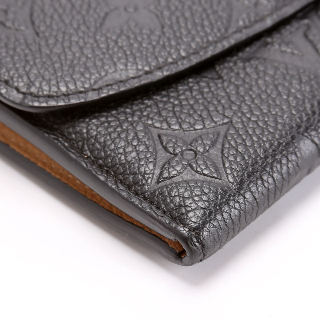 Emilie Wallet Empreinte Black