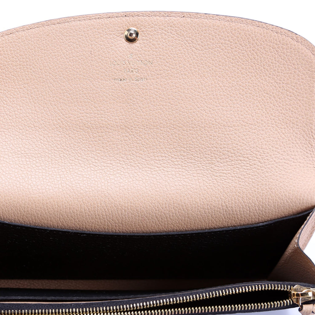 Emilie Wallet Empreinte Black