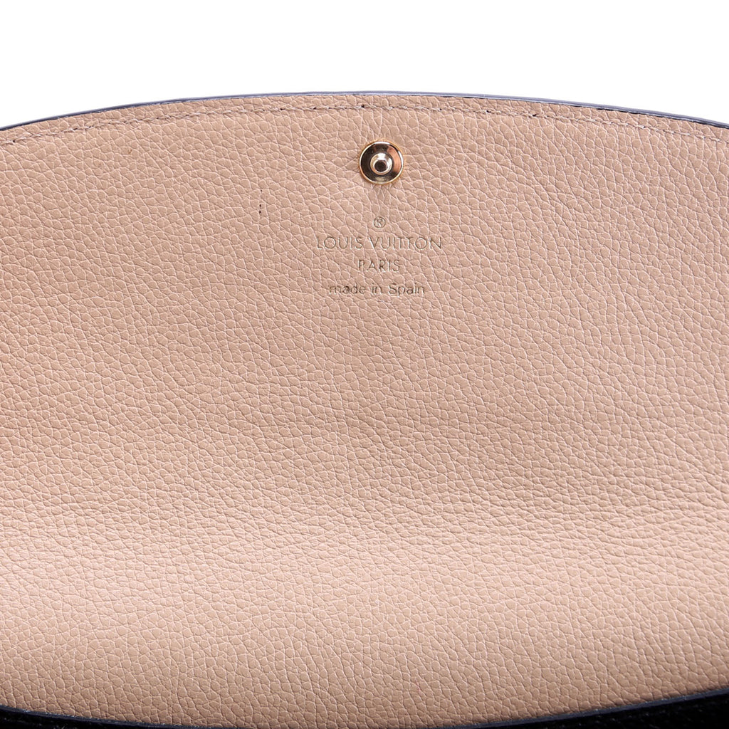 Emilie Wallet Empreinte Black