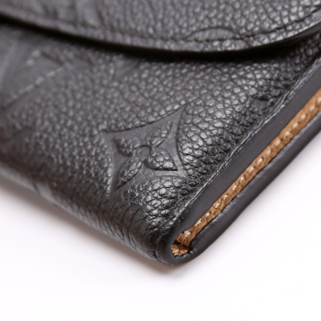 Emilie Wallet Empreinte Black