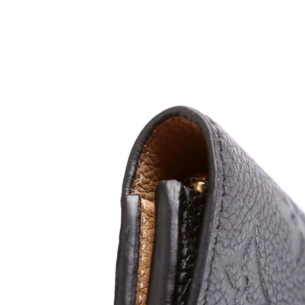 Emilie Wallet Empreinte Black