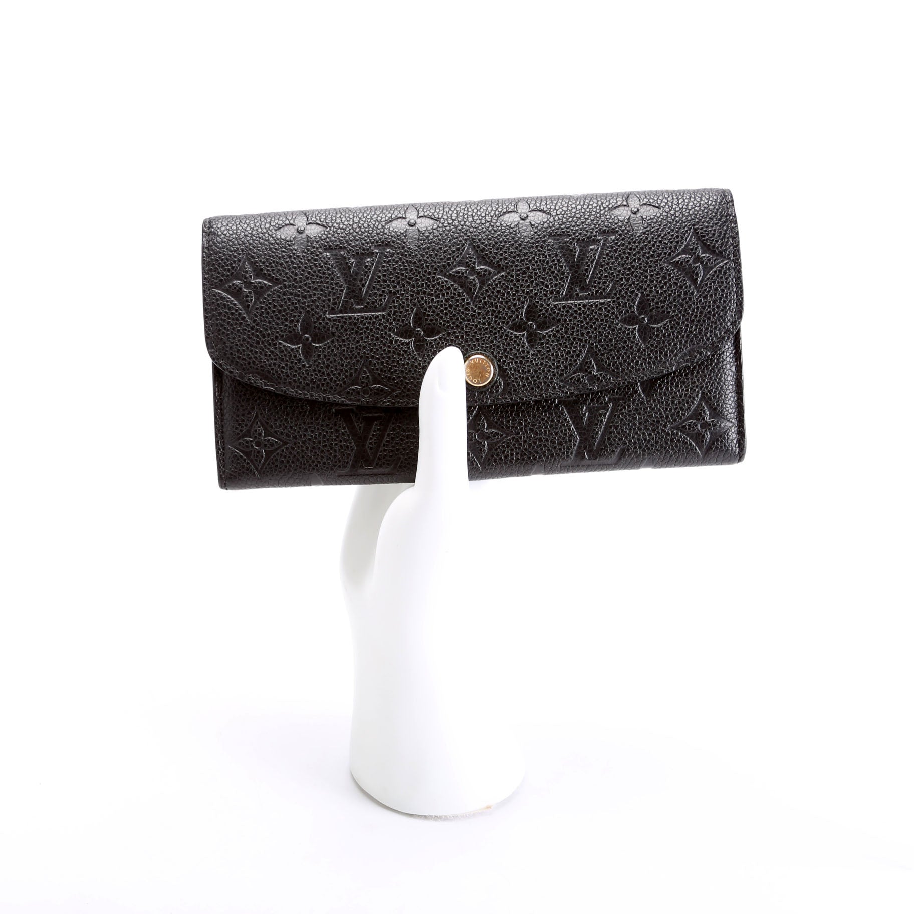 Emilie Wallet Empreinte Black