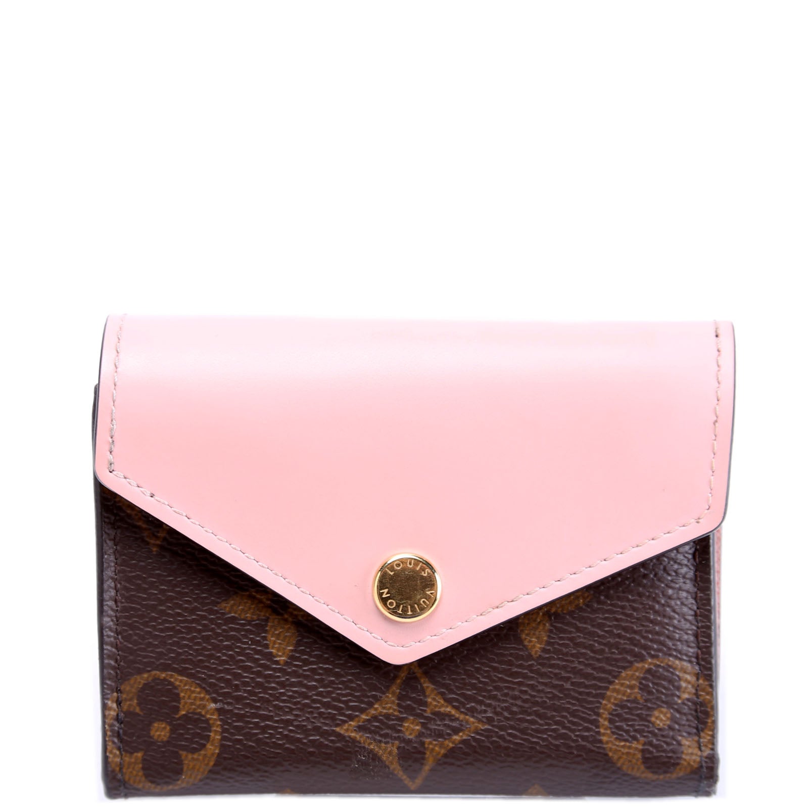 Zoe Wallet Monogram Pink