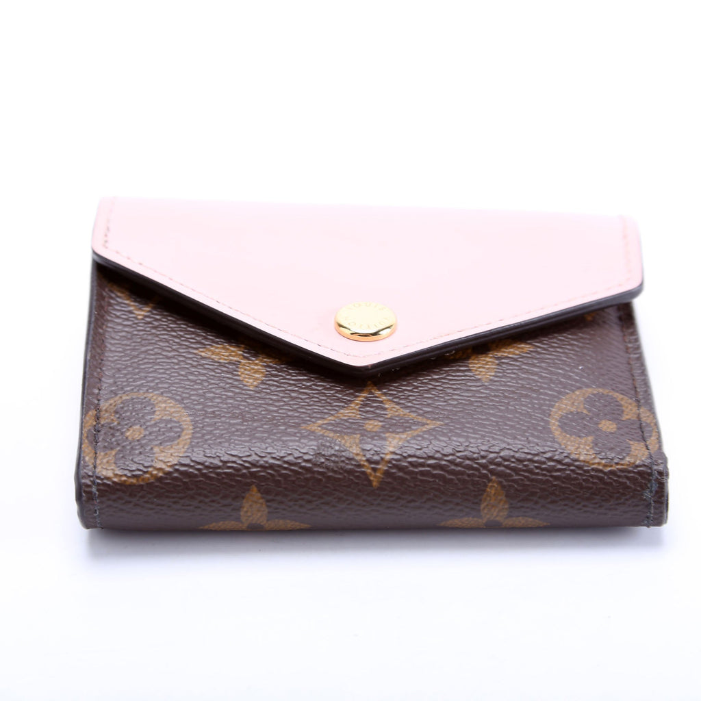 Zoe Wallet Monogram Pink