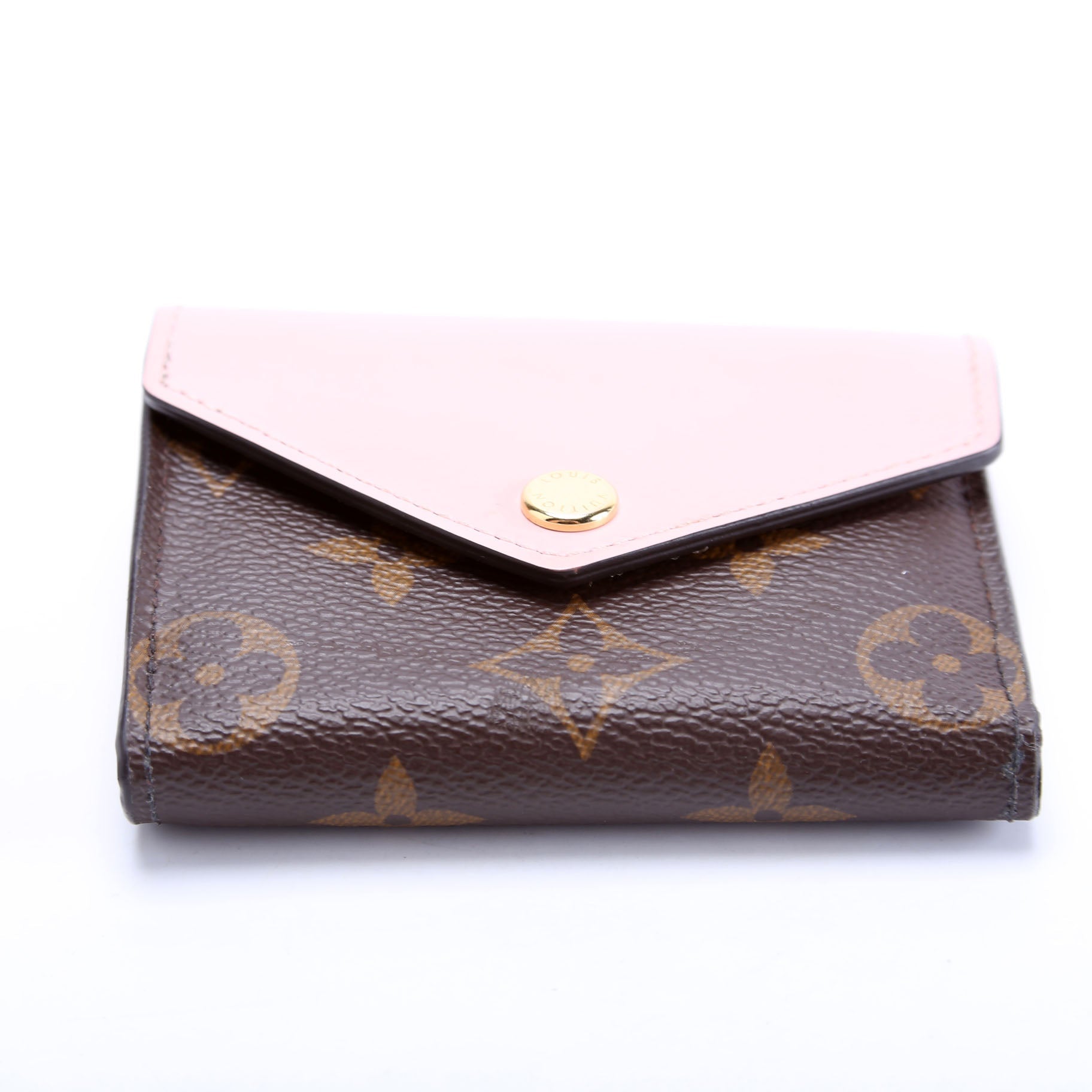 Zoe Wallet Monogram Pink