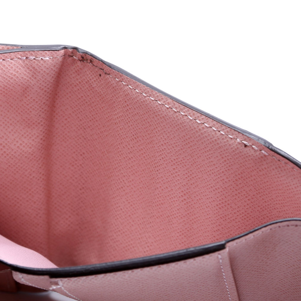 Zoe Wallet Monogram Pink