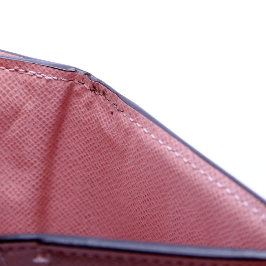 Zoe Wallet Monogram Pink
