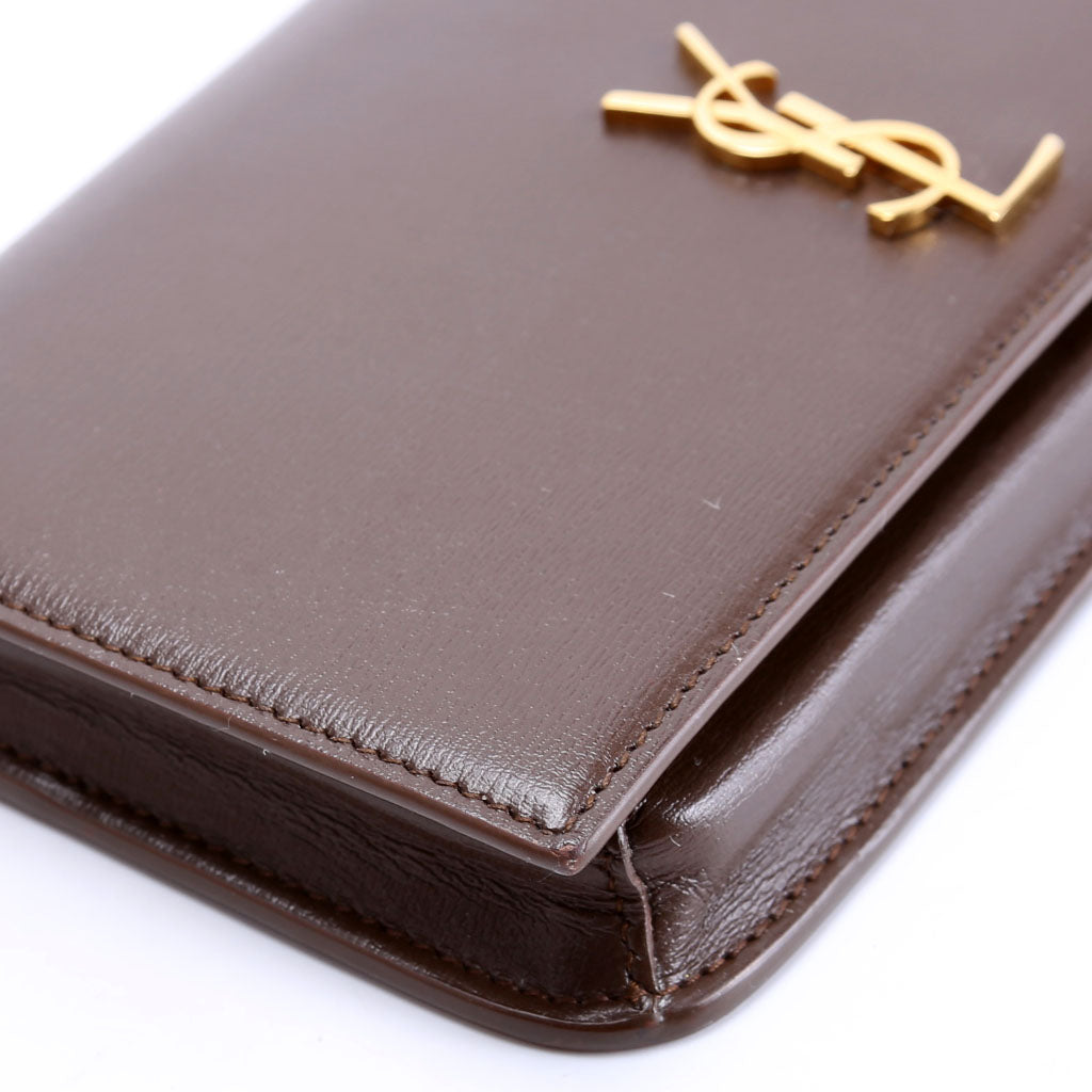 635095 Cassandra Phone Holder With Strap Brown