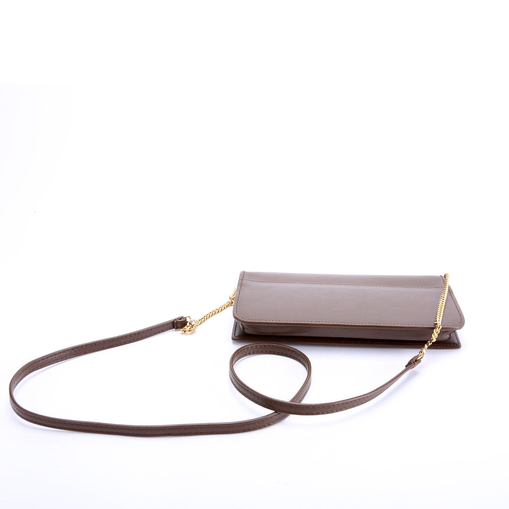 635095 Cassandra Phone Holder With Strap Brown