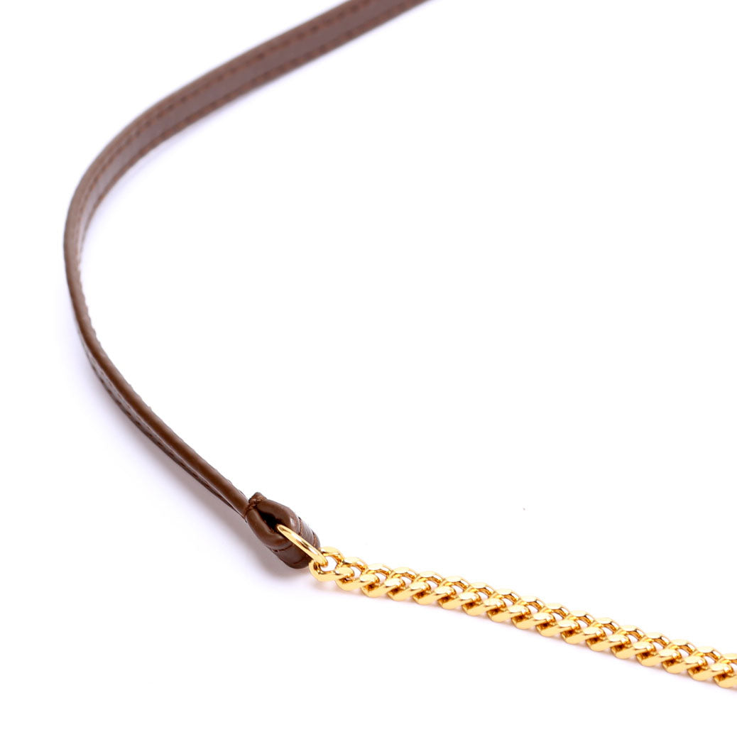 635095 Cassandra Phone Holder With Strap Brown